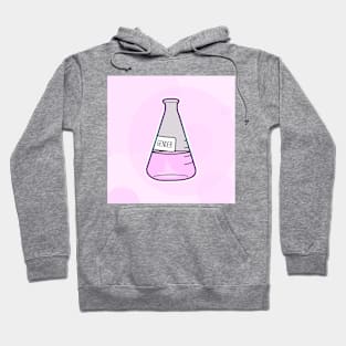 Experimental Gender Fluid in pink Hoodie